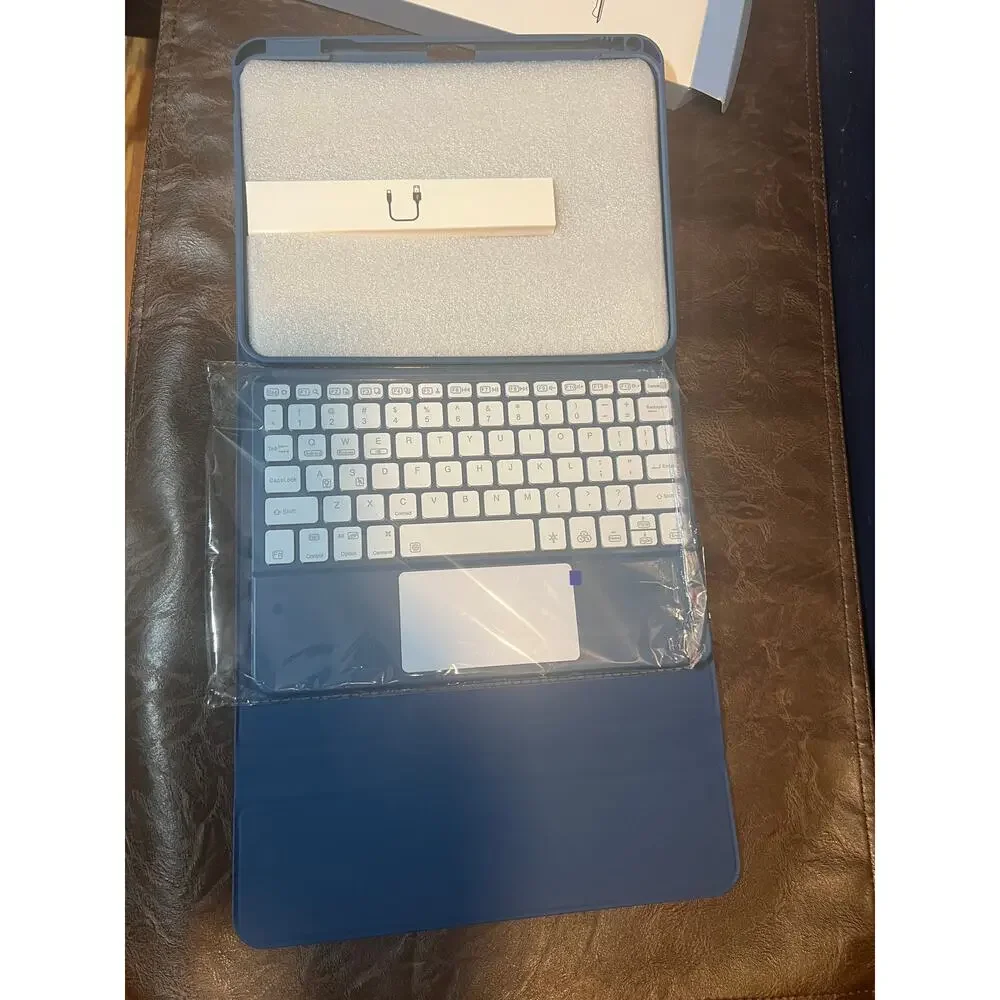 Harvopu Compatible For IPad 11th 10th Generation Case With Keyboard, Folio Cover